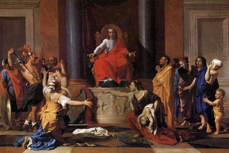 Le jugement de Salomon, POUSSIN, Nicolas